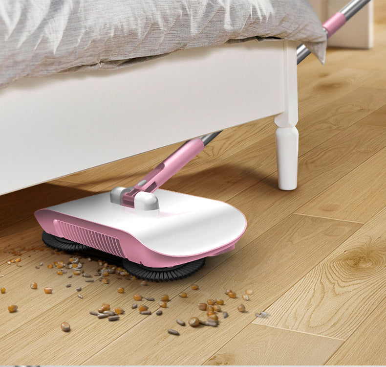Hand Push Sweeper Household Broom Dustpan Mop Floor All-in-one Machine Gift Mop Sweeper.